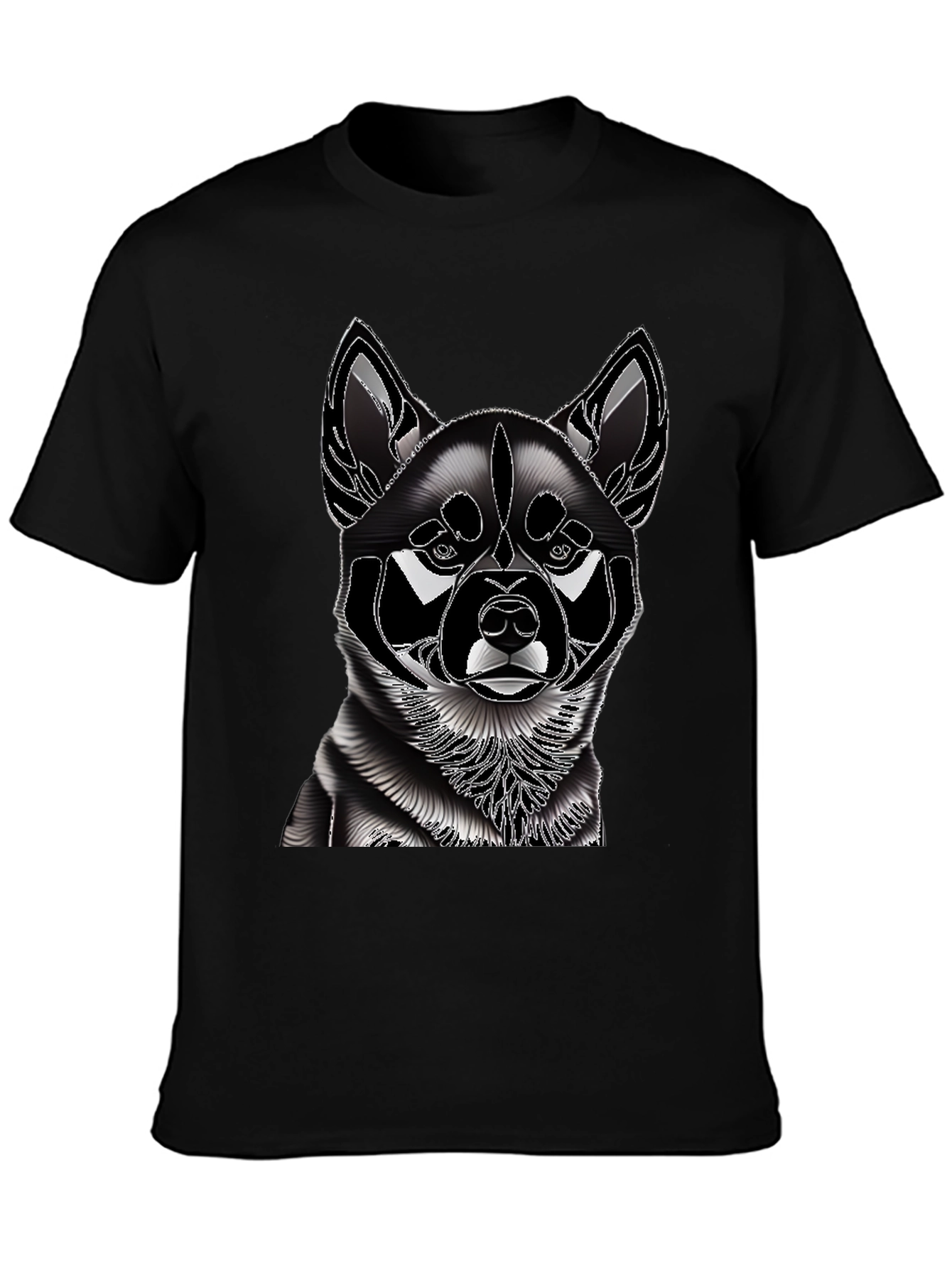 Dog Graphic T-Shirt - Stylish Canine Design