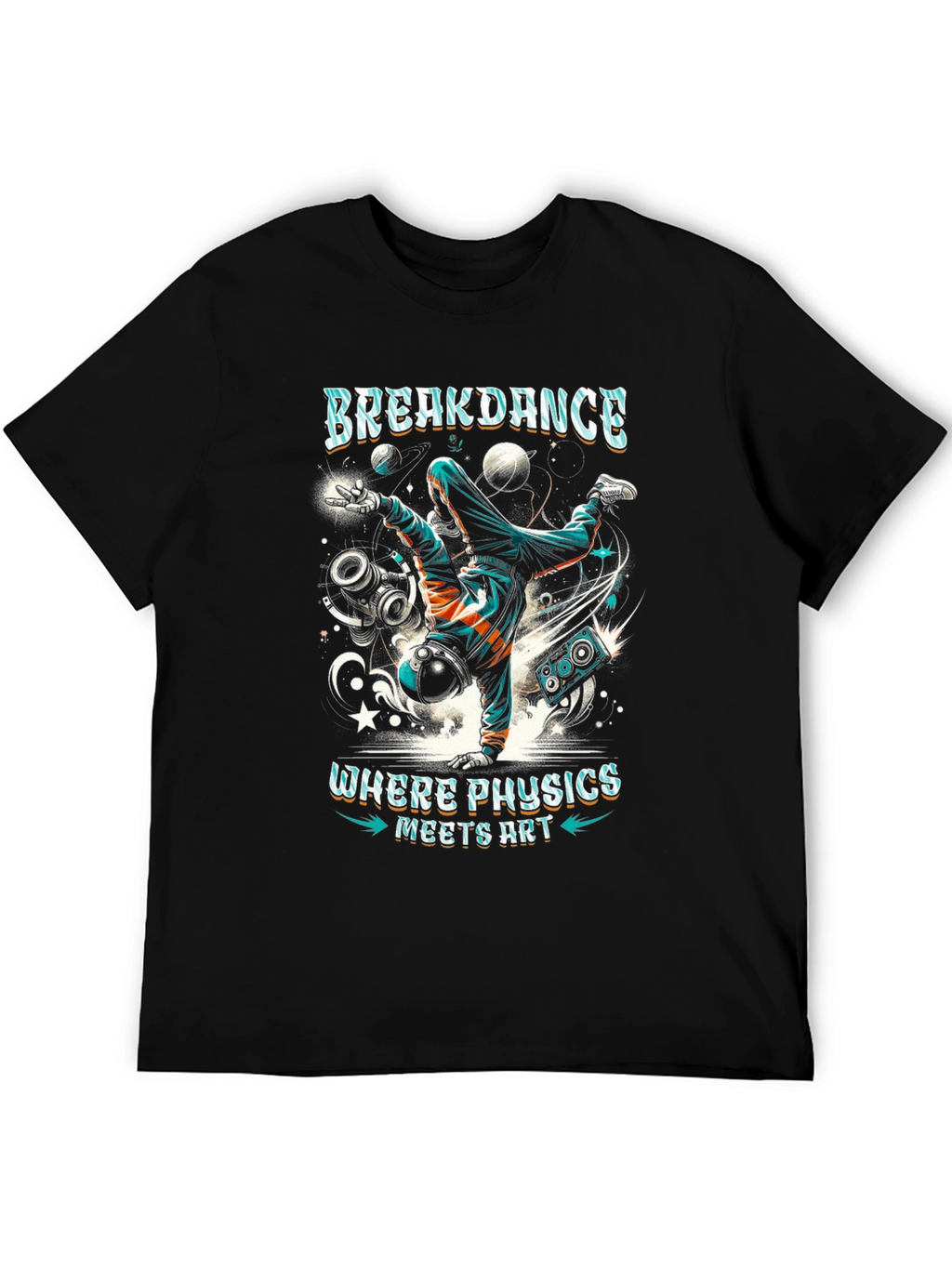 Breakdance Physics Meets Art T-Shirt
