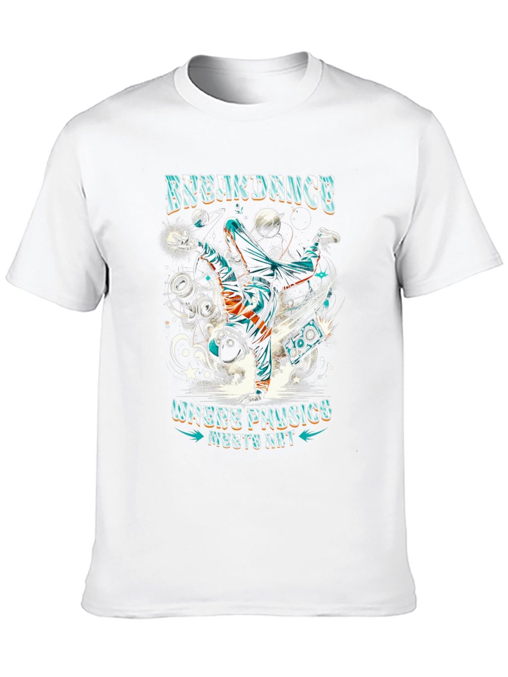 Breakdance Physics Meets Art T-Shirt