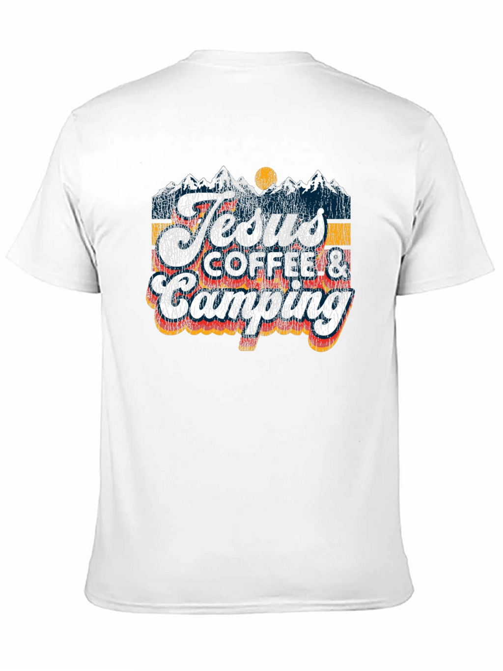 Jesus Coffee Camping T-Shirt | Religious Outdoors