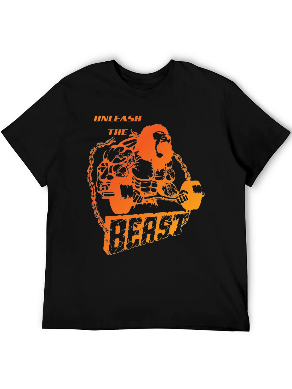 Unleash the Beast T-Shirt - Weightlifting Gorilla Design