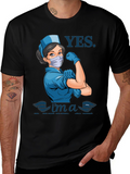 Yes Im a Nurse T-Shirt - Strong Woman Design