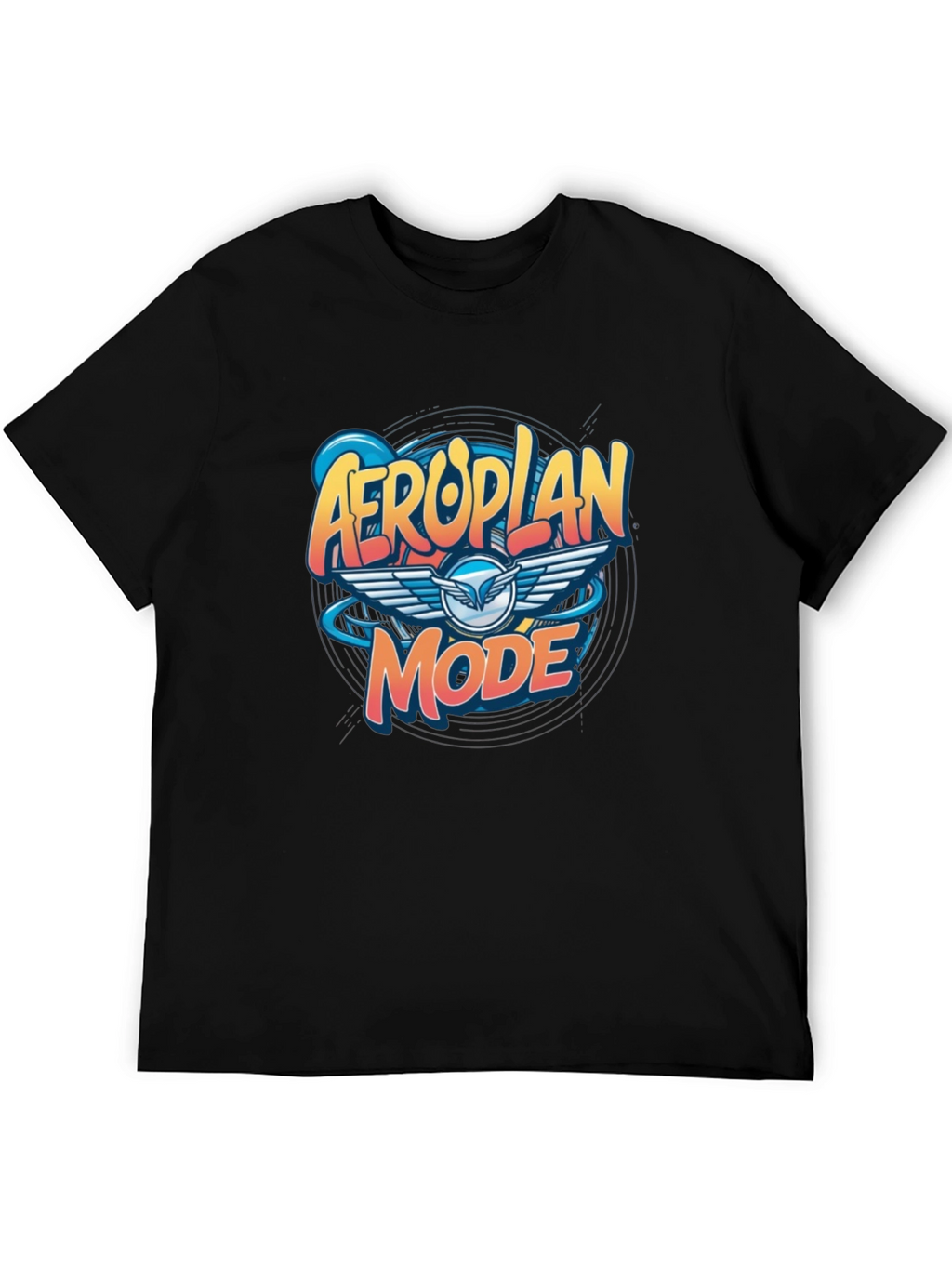 Aeroplan Mode Graphic Tee - Black