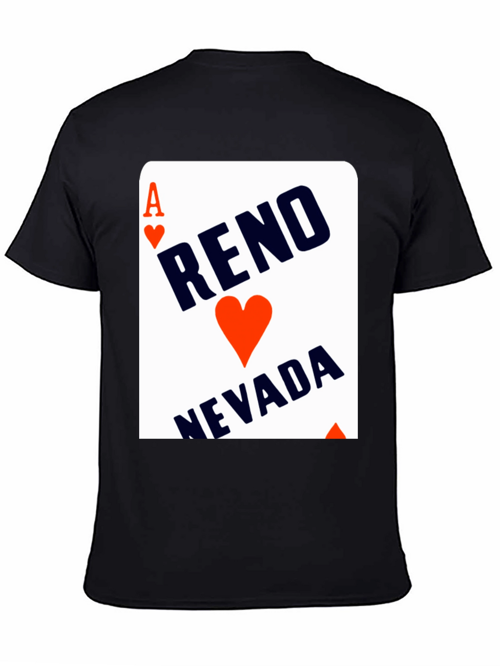 Reno Nevada Ace of Hearts Graphic Tee