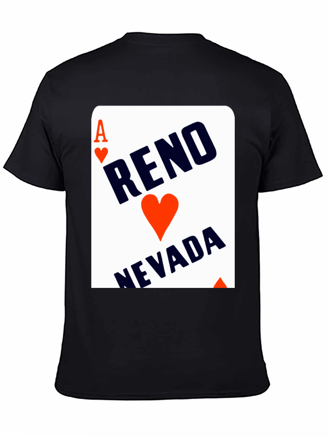 Reno Nevada Ace of Hearts Graphic Tee