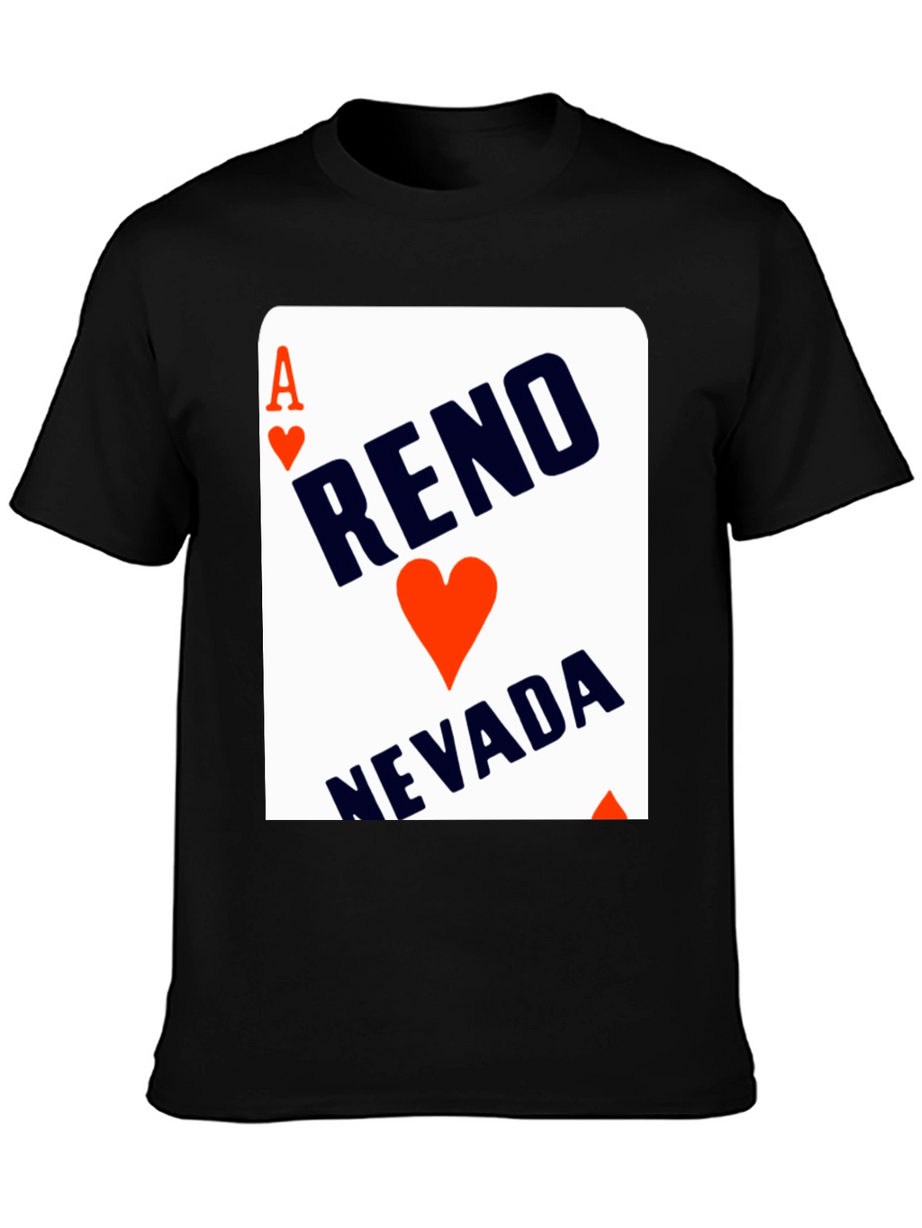 Reno Nevada Ace of Hearts Graphic Tee
