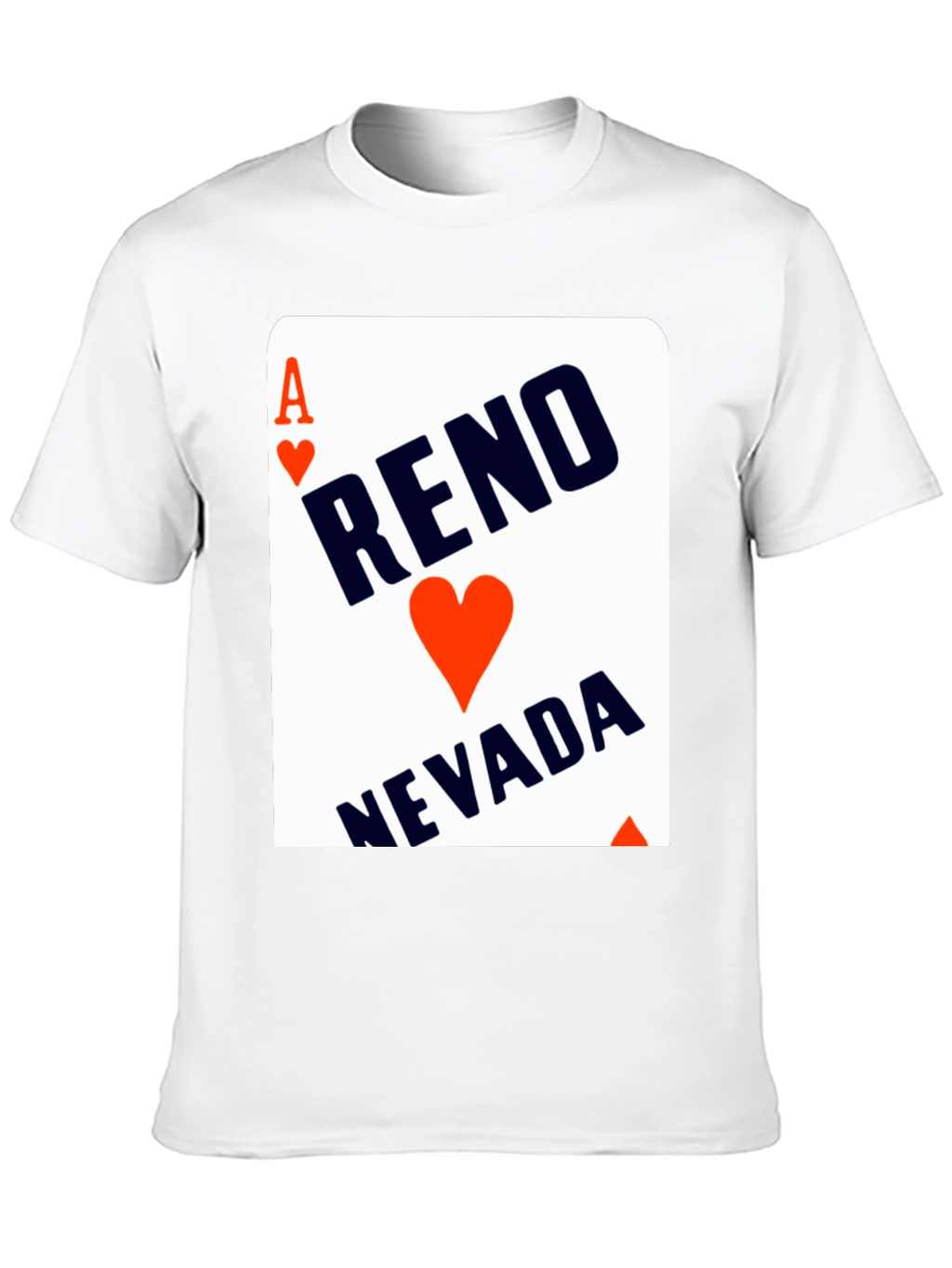 Reno Nevada Ace of Hearts Graphic Tee