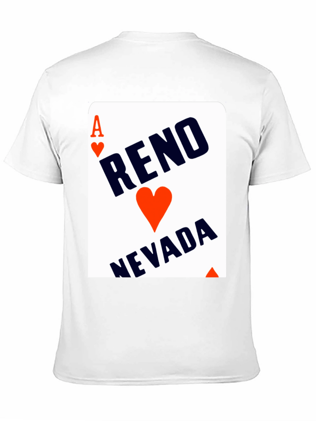 Reno Nevada Ace of Hearts Graphic Tee