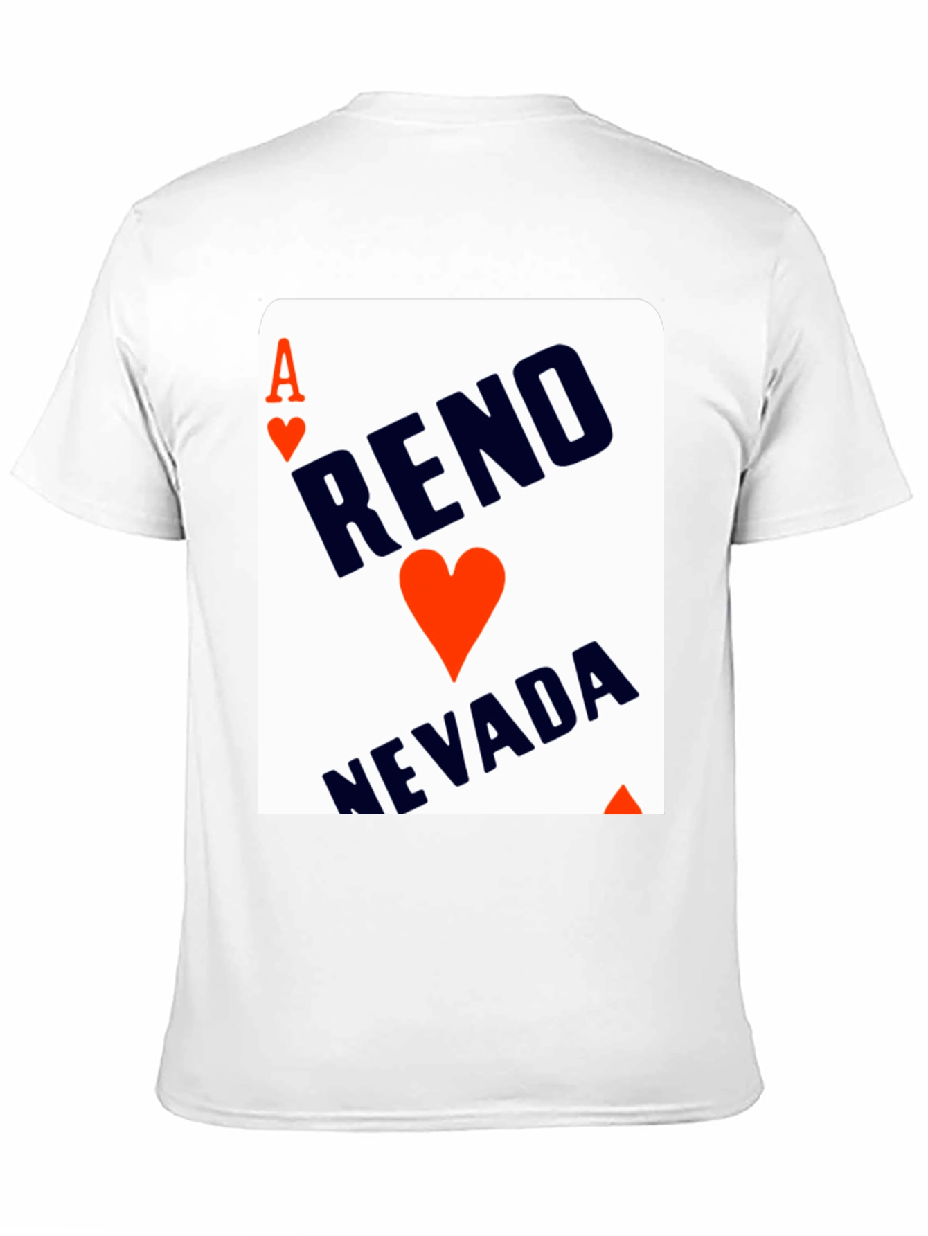 Reno Nevada Ace of Hearts Graphic Tee