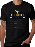 Electrician Hourly Rate Funny T-Shirt