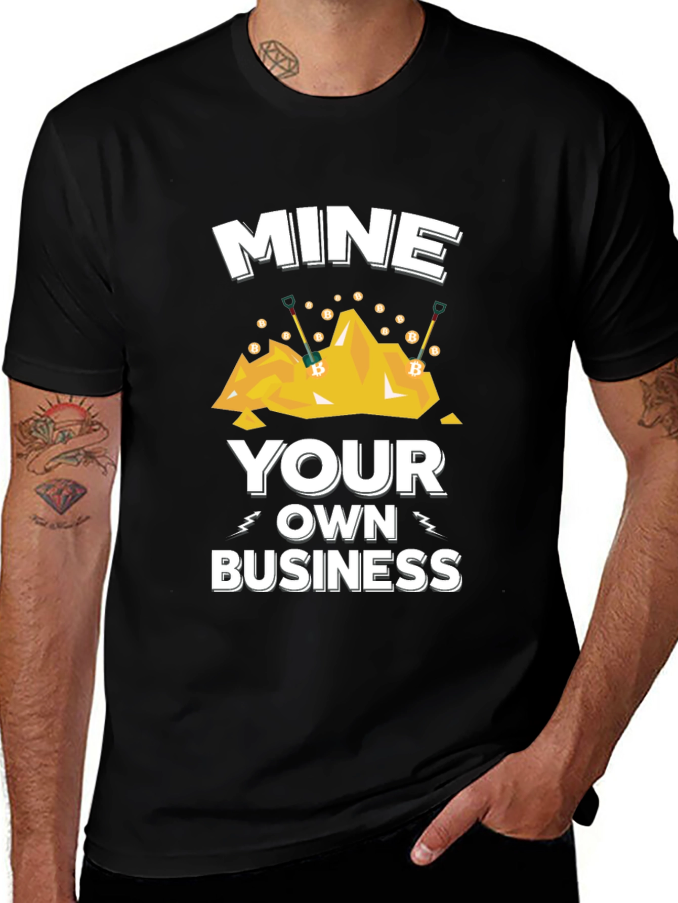 Mine Your Own Business T-Shirt - Crypto Miner Apparel