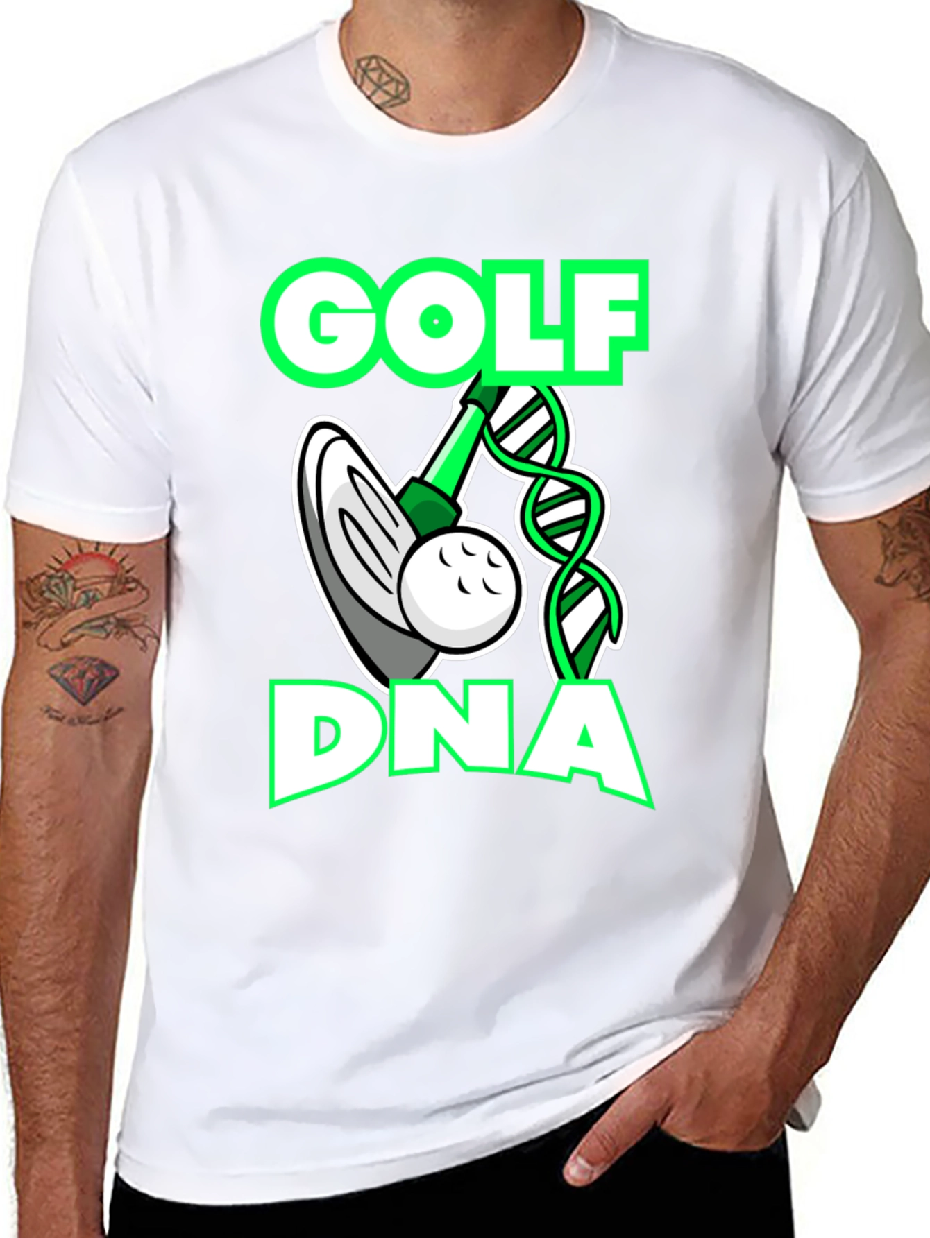 Golf DNA T-Shirt - Golfer Tee