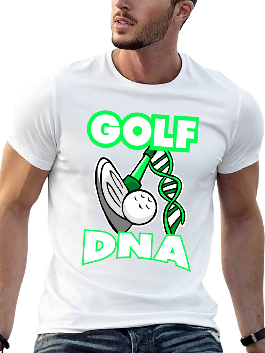 Golf DNA T-Shirt - Golfer Tee