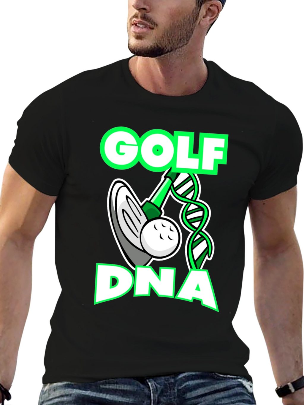 Golf DNA T-Shirt - Golfer Tee