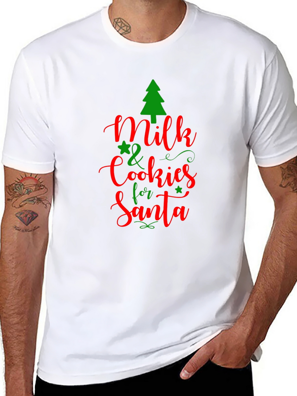 Milk & Cookies for Santa Graphic Tee
