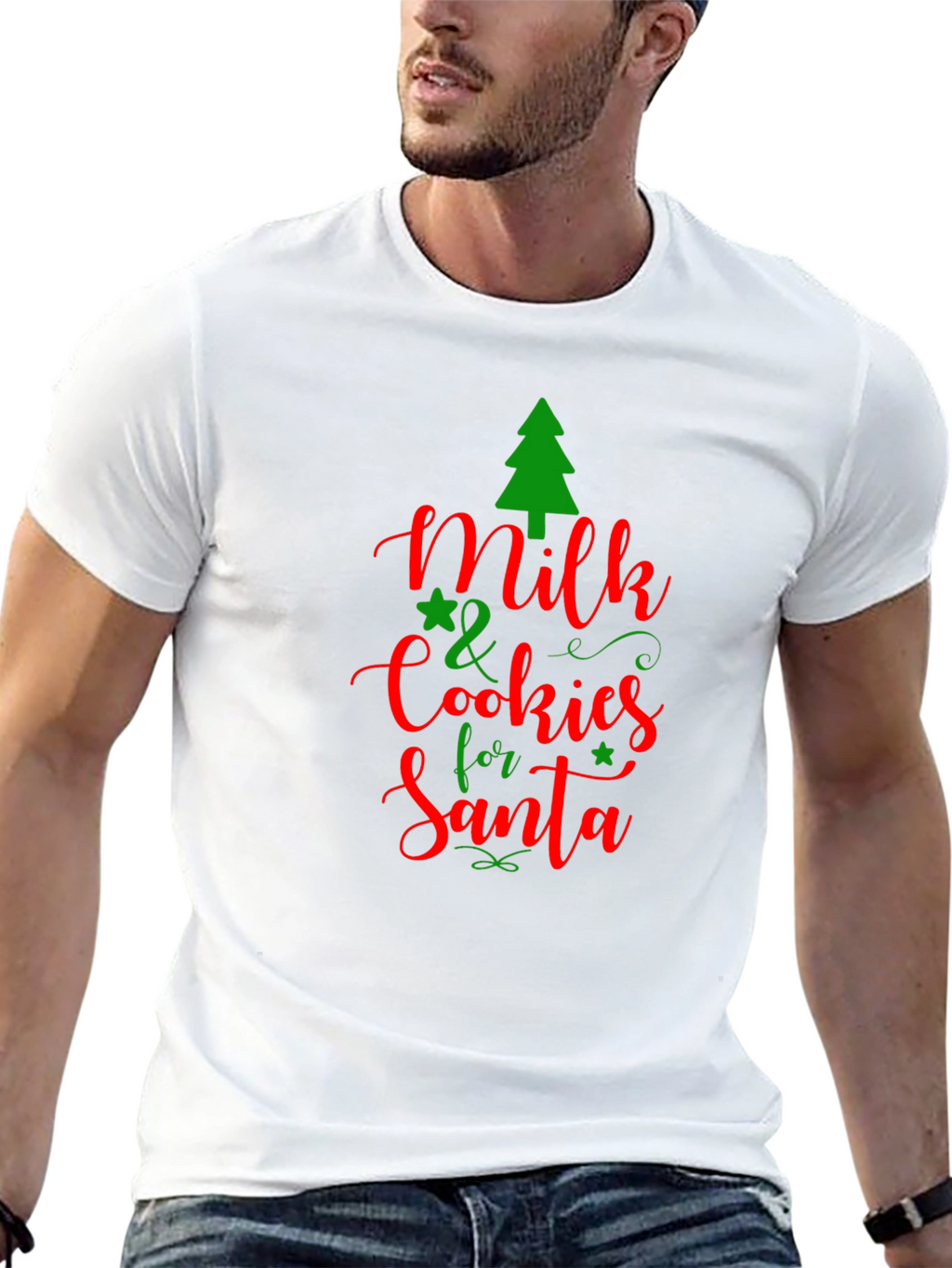 Milk & Cookies for Santa Graphic Tee