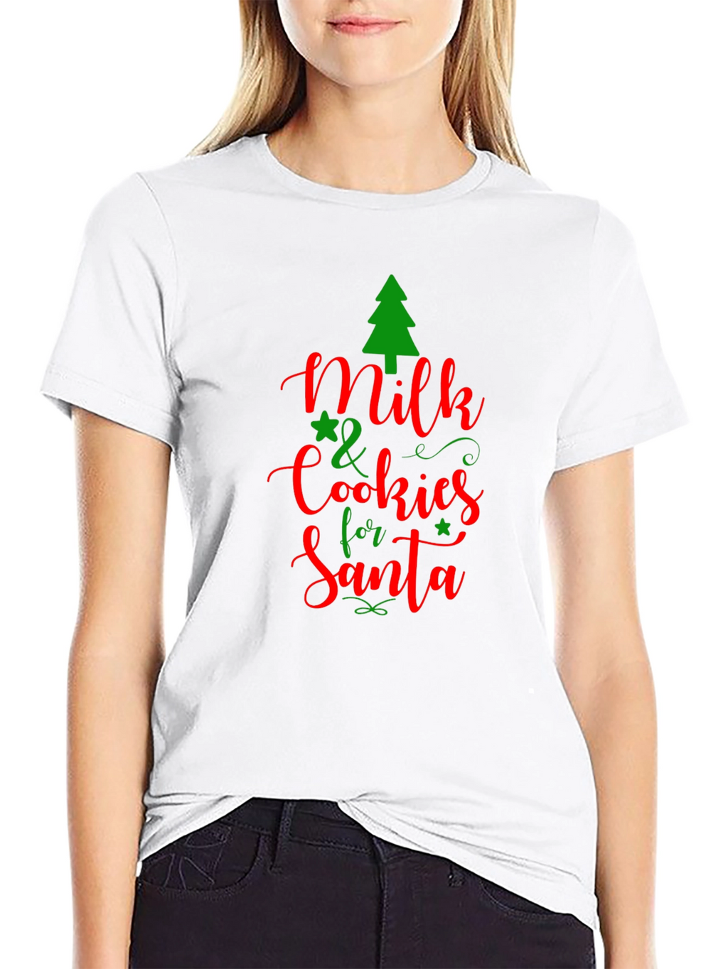 Milk & Cookies for Santa Graphic Tee