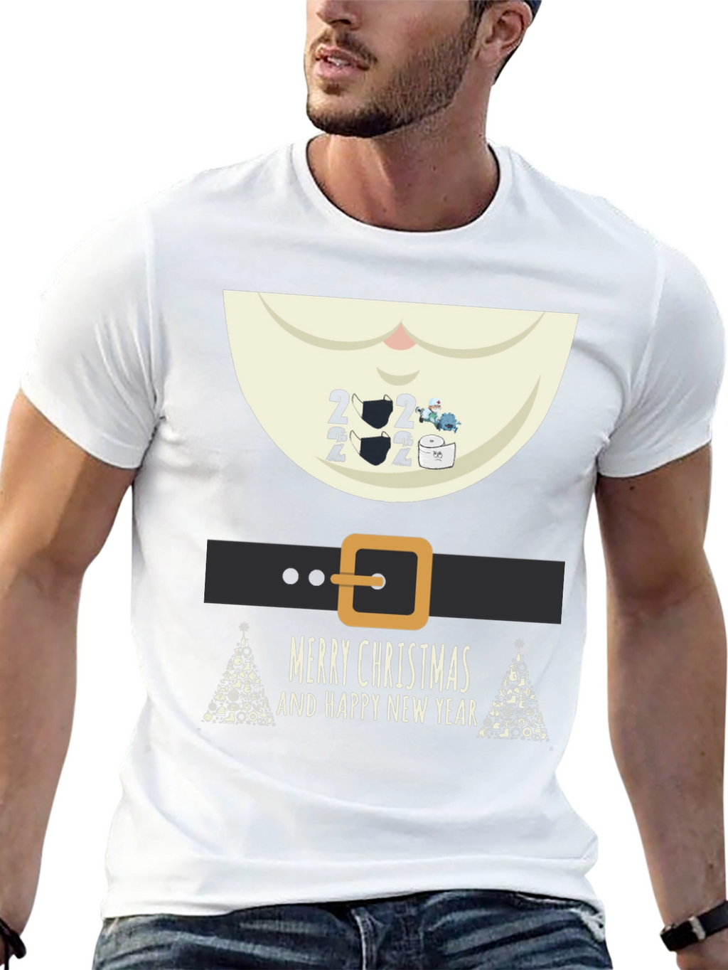 Festive 2022 Merry Christmas Graphic Tee