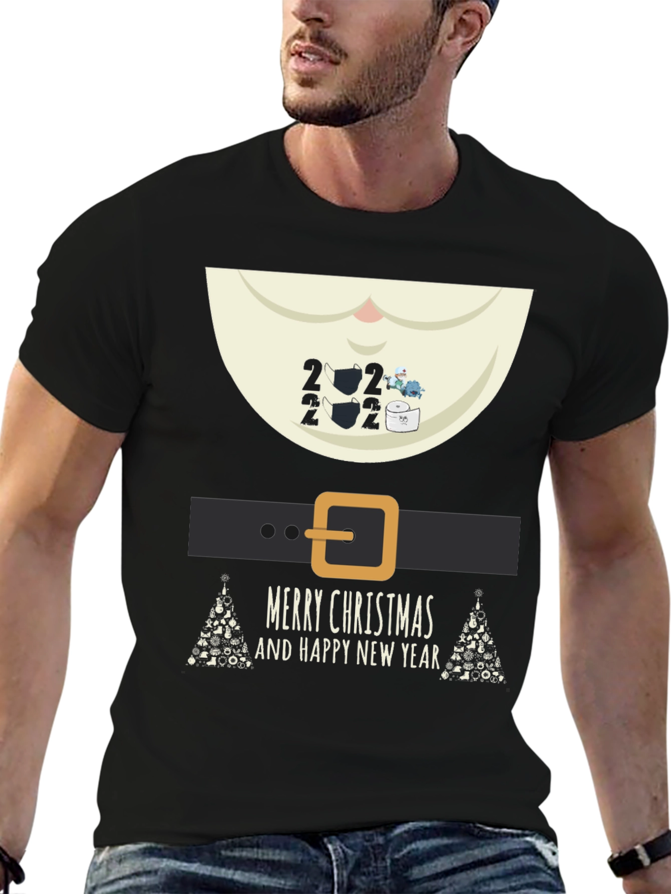 Festive 2022 Merry Christmas Graphic Tee