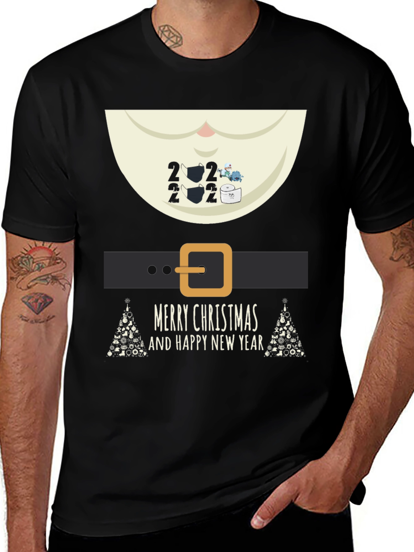 Festive 2022 Merry Christmas Graphic Tee