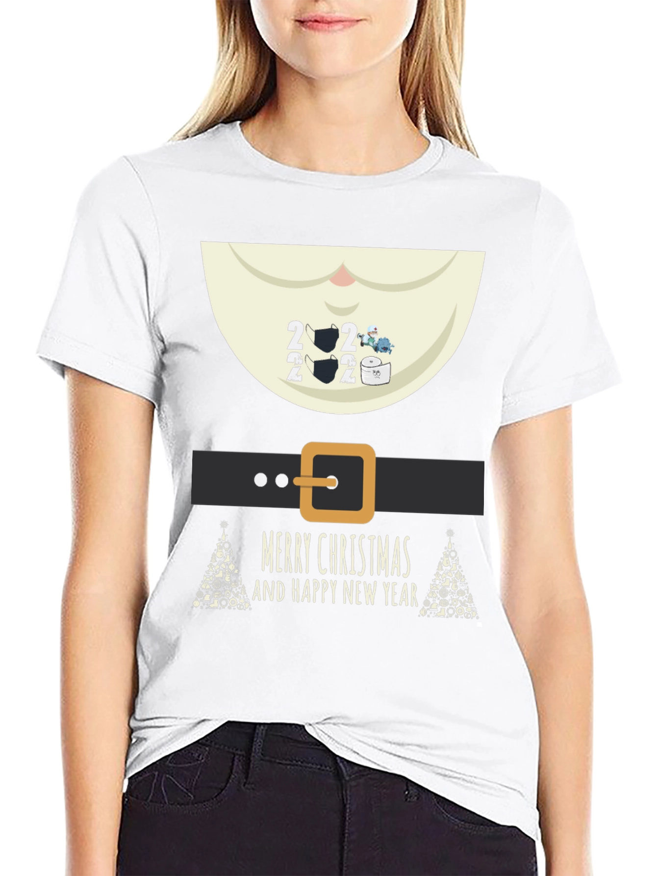 Festive 2022 Merry Christmas Graphic Tee