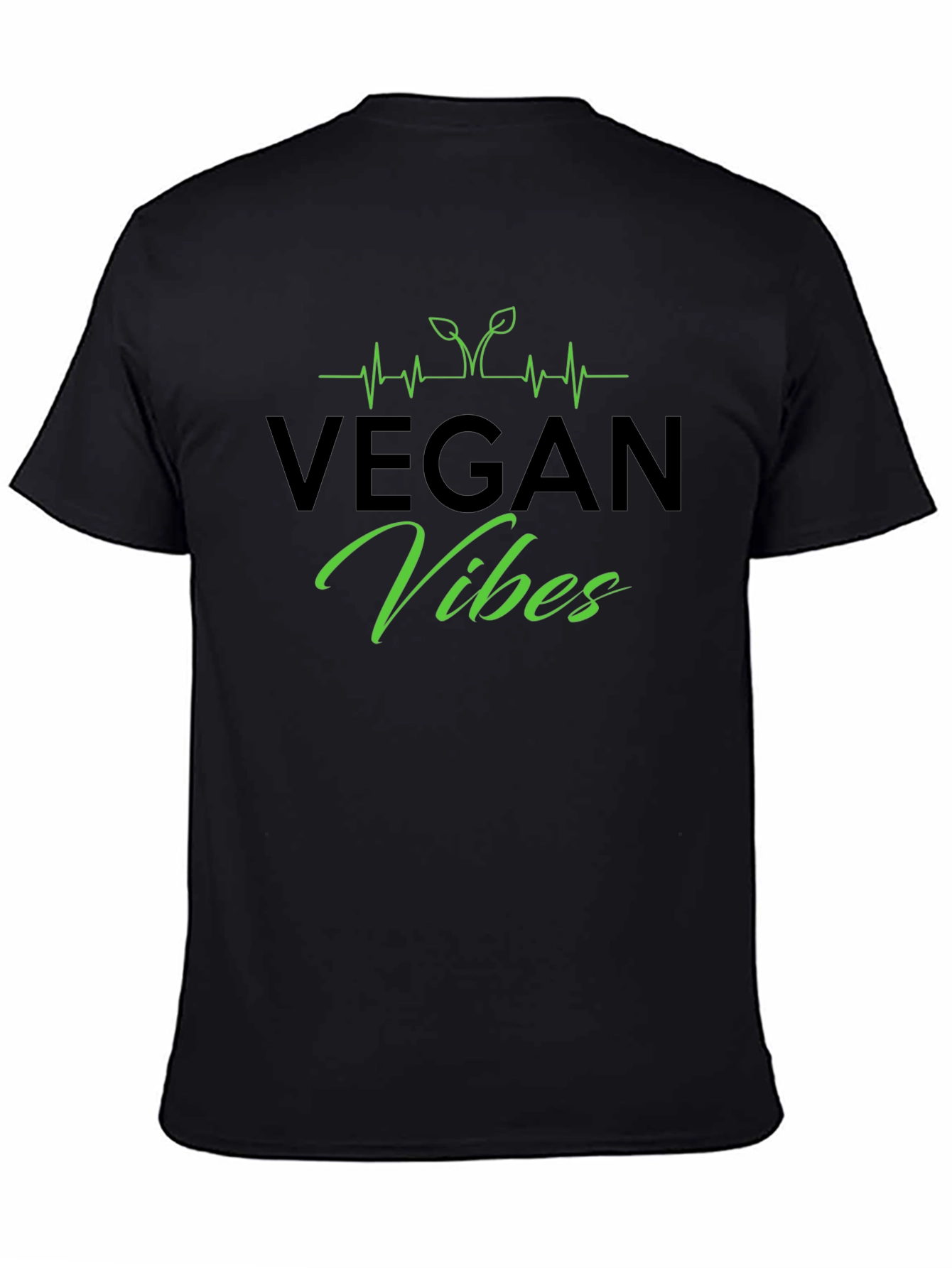 Vegan Vibes Black T-Shirt