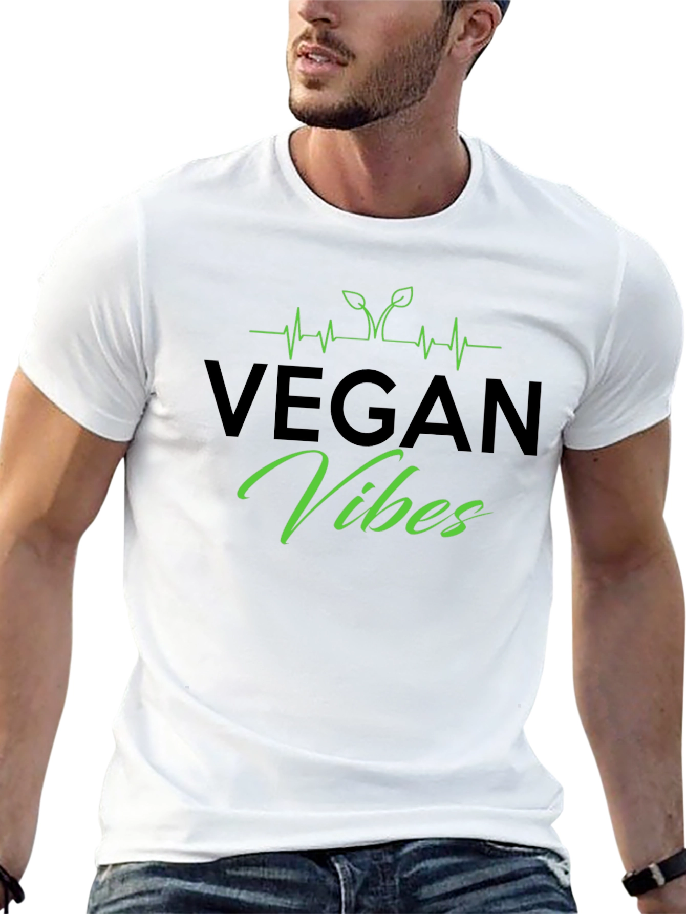 Vegan Vibes Black T-Shirt