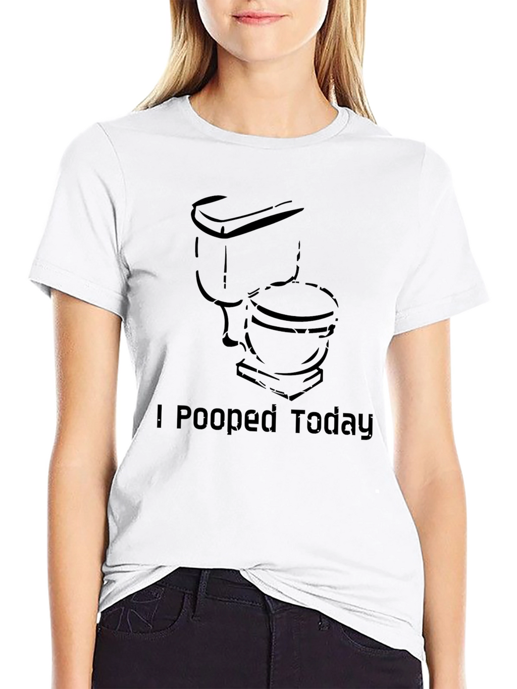 I Pooped Today Graphic Tee - Adult Humor