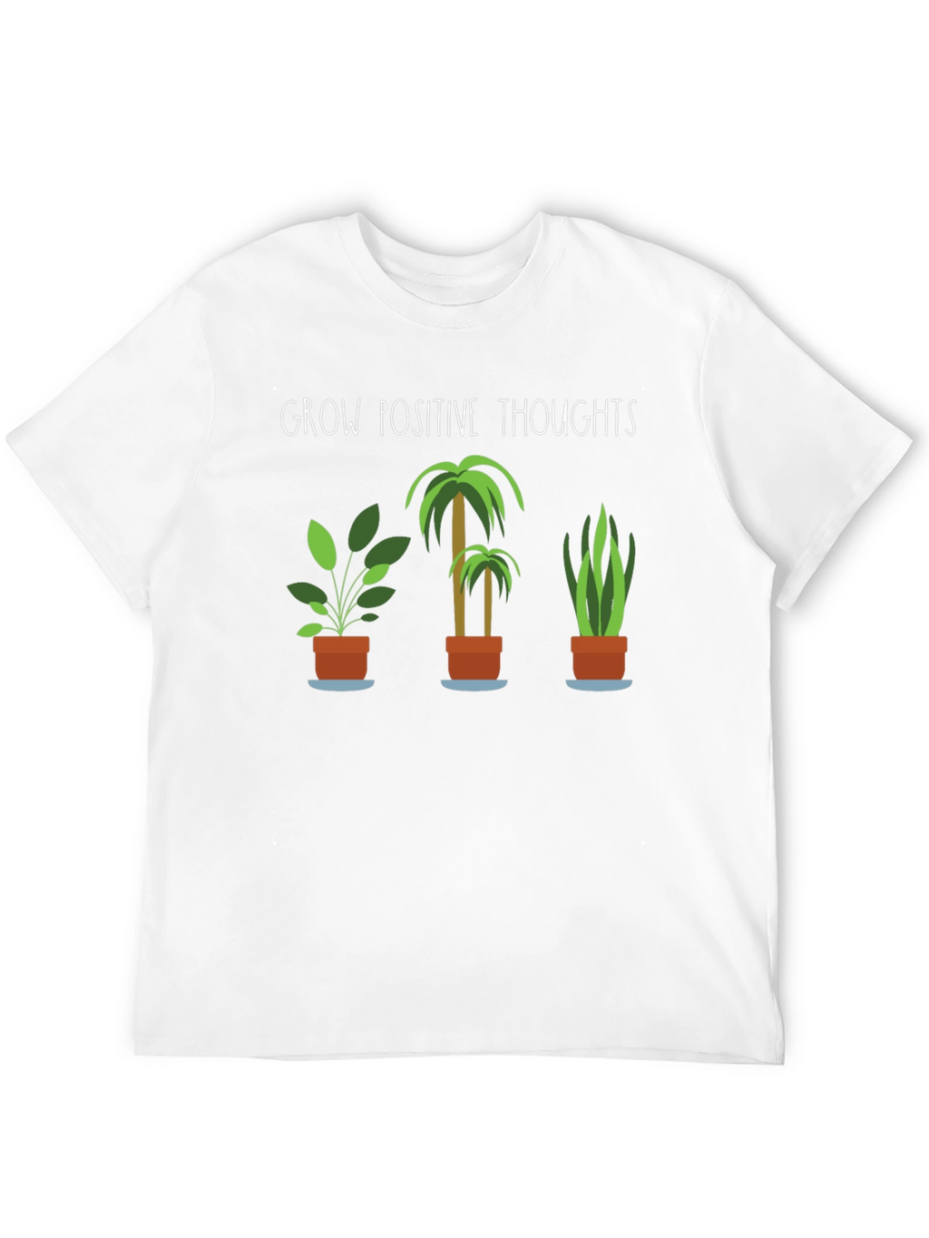 Grow Positive Thoughts Graphic T-Shirt