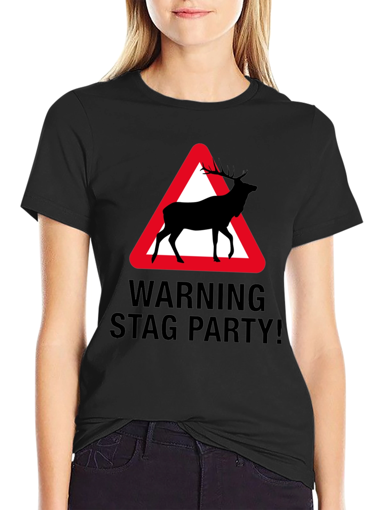 Warning Stag Party T-Shirt