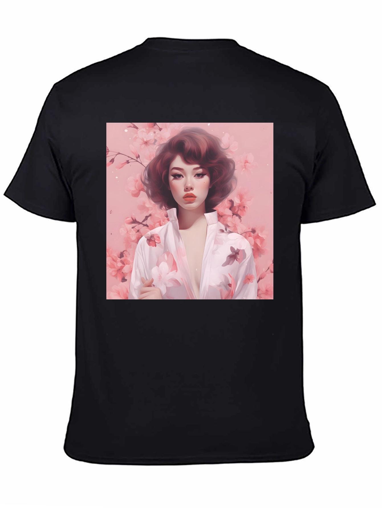 Floral Portrait Graphic Tee