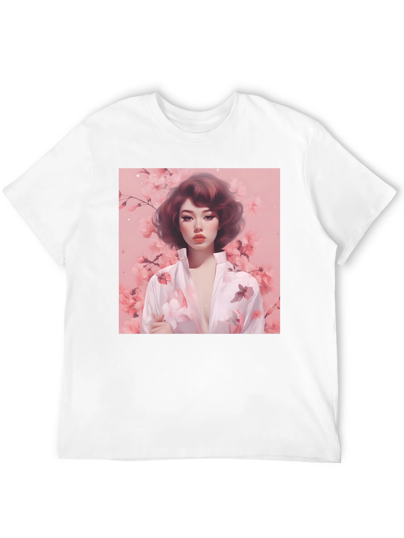Floral Portrait Graphic Tee