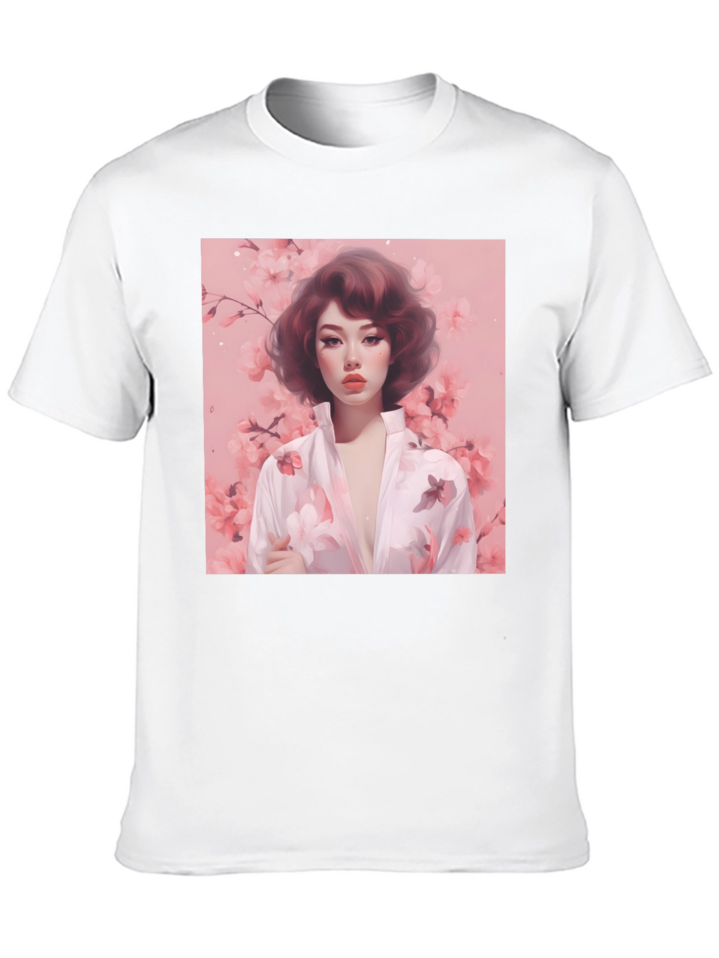 Floral Portrait Graphic Tee