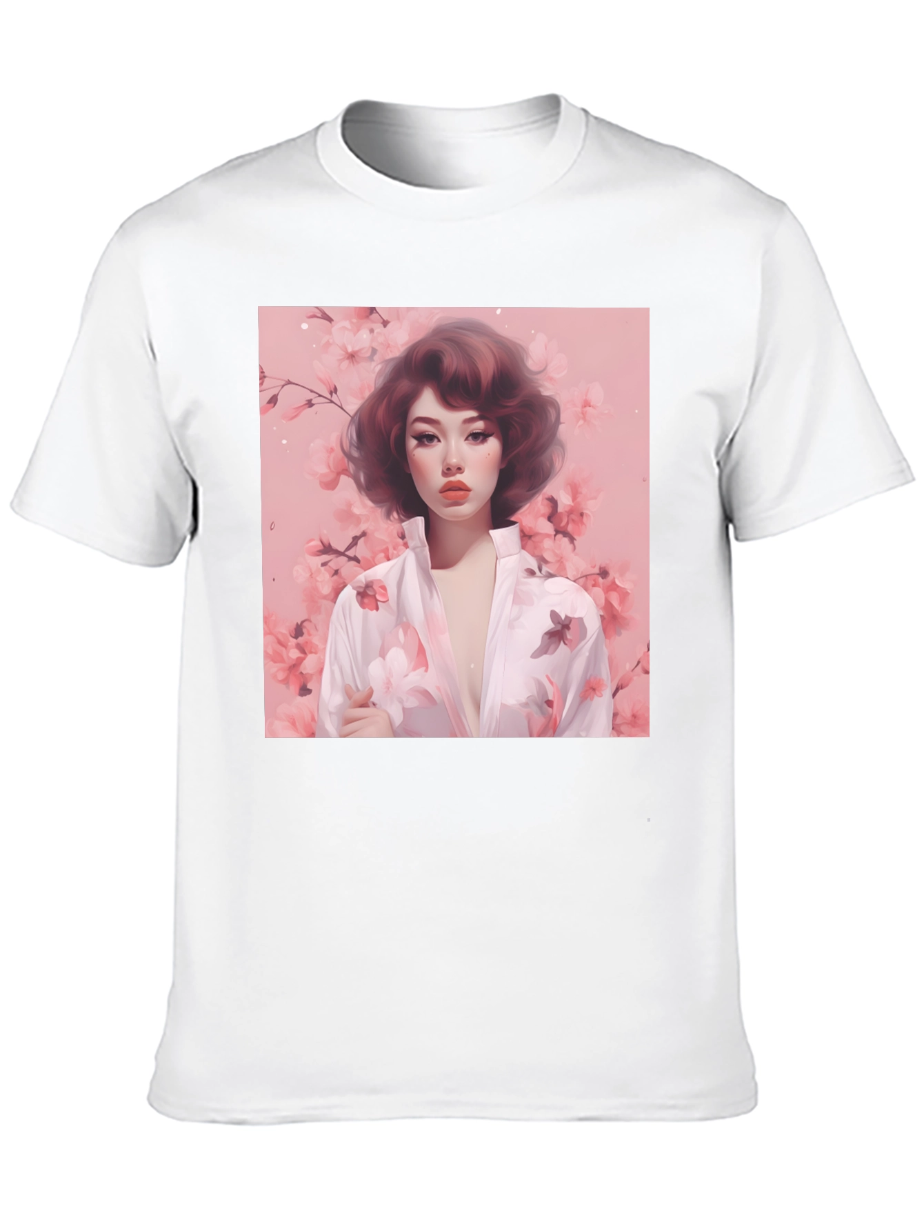 Floral Portrait Graphic Tee