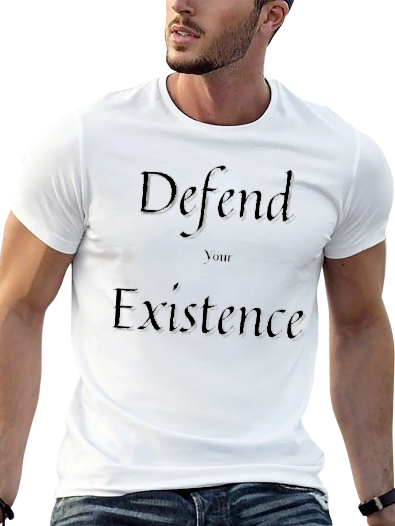 Defend Your Existence Graphic T-Shirt