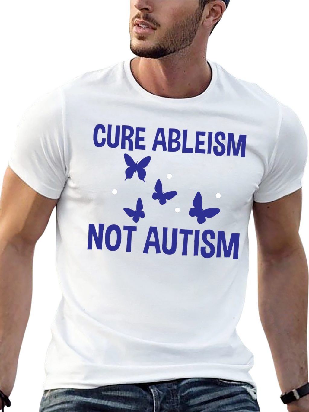 Cure Ableism Not Autism Graphic Tee