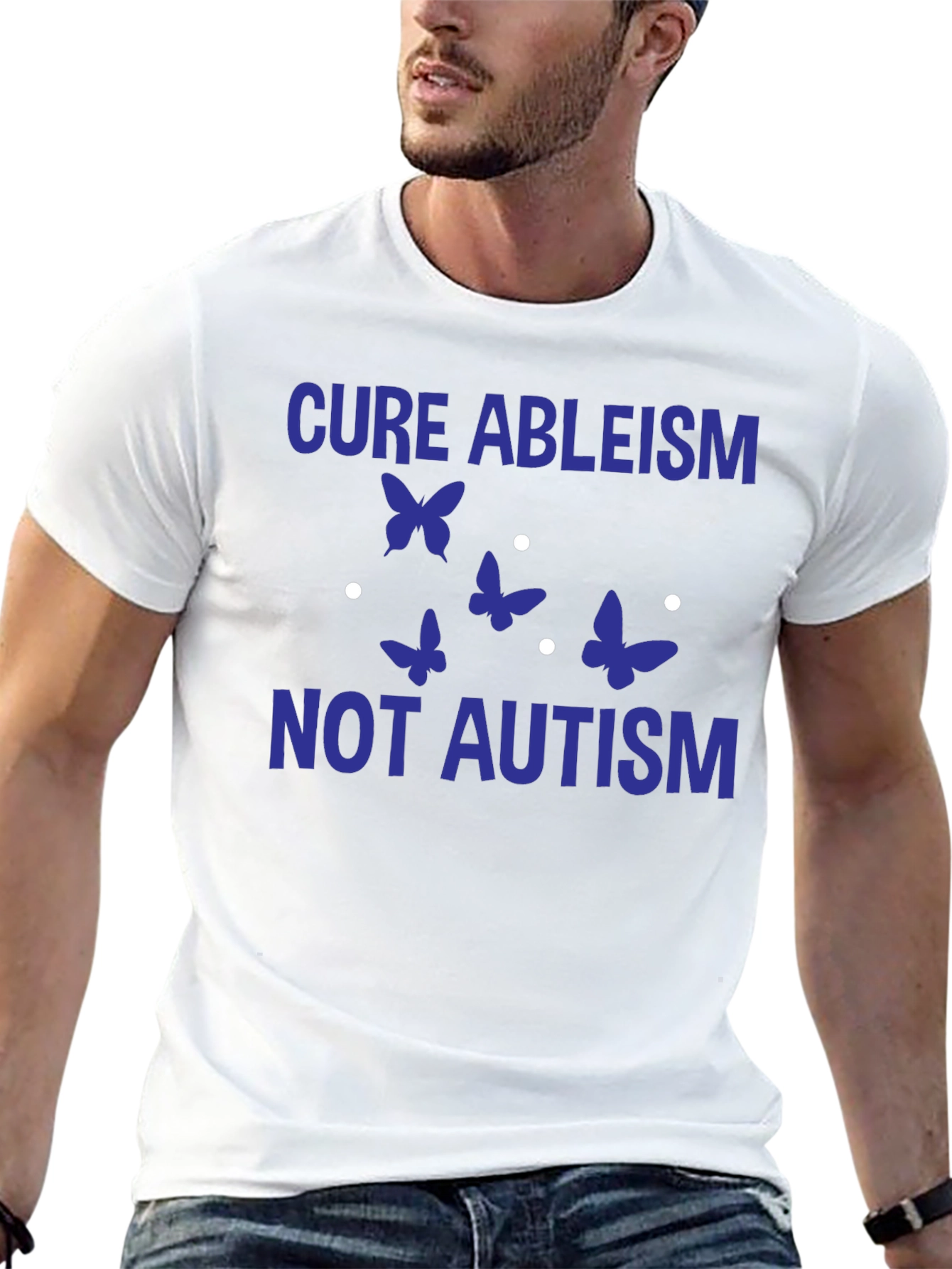 Cure Ableism Not Autism Graphic Tee