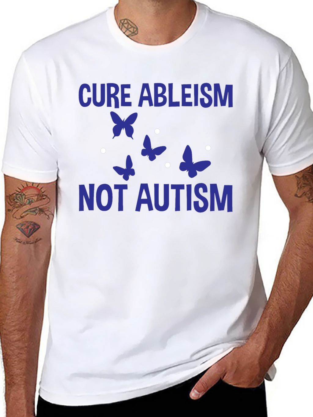 Cure Ableism Not Autism Graphic Tee
