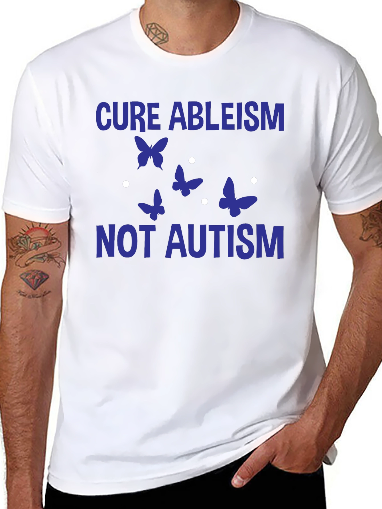 Cure Ableism Not Autism Graphic Tee