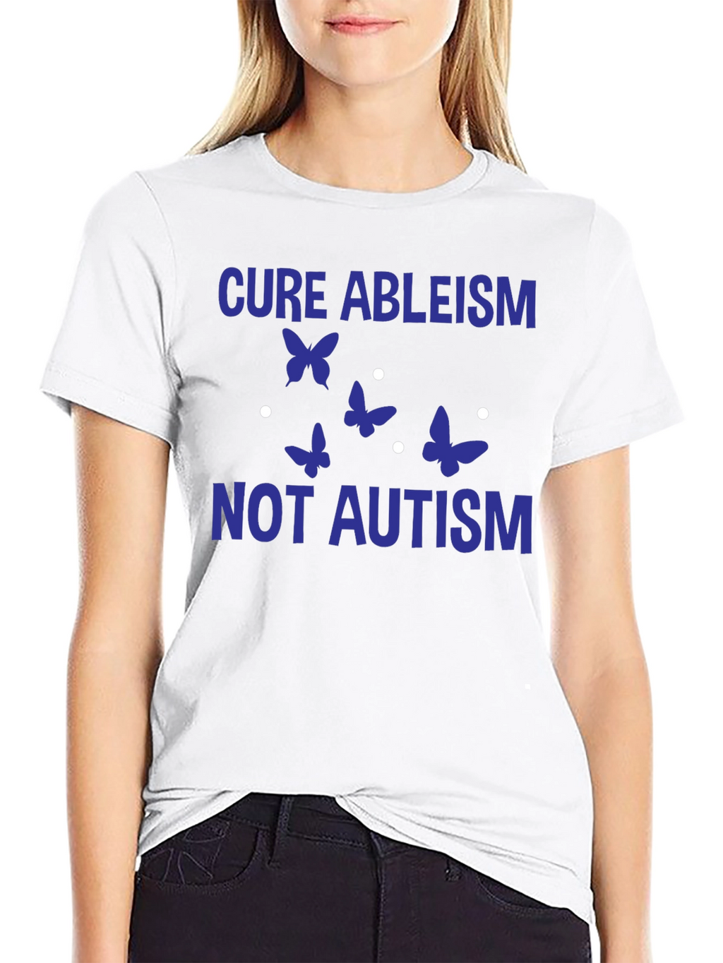 Cure Ableism Not Autism Graphic Tee