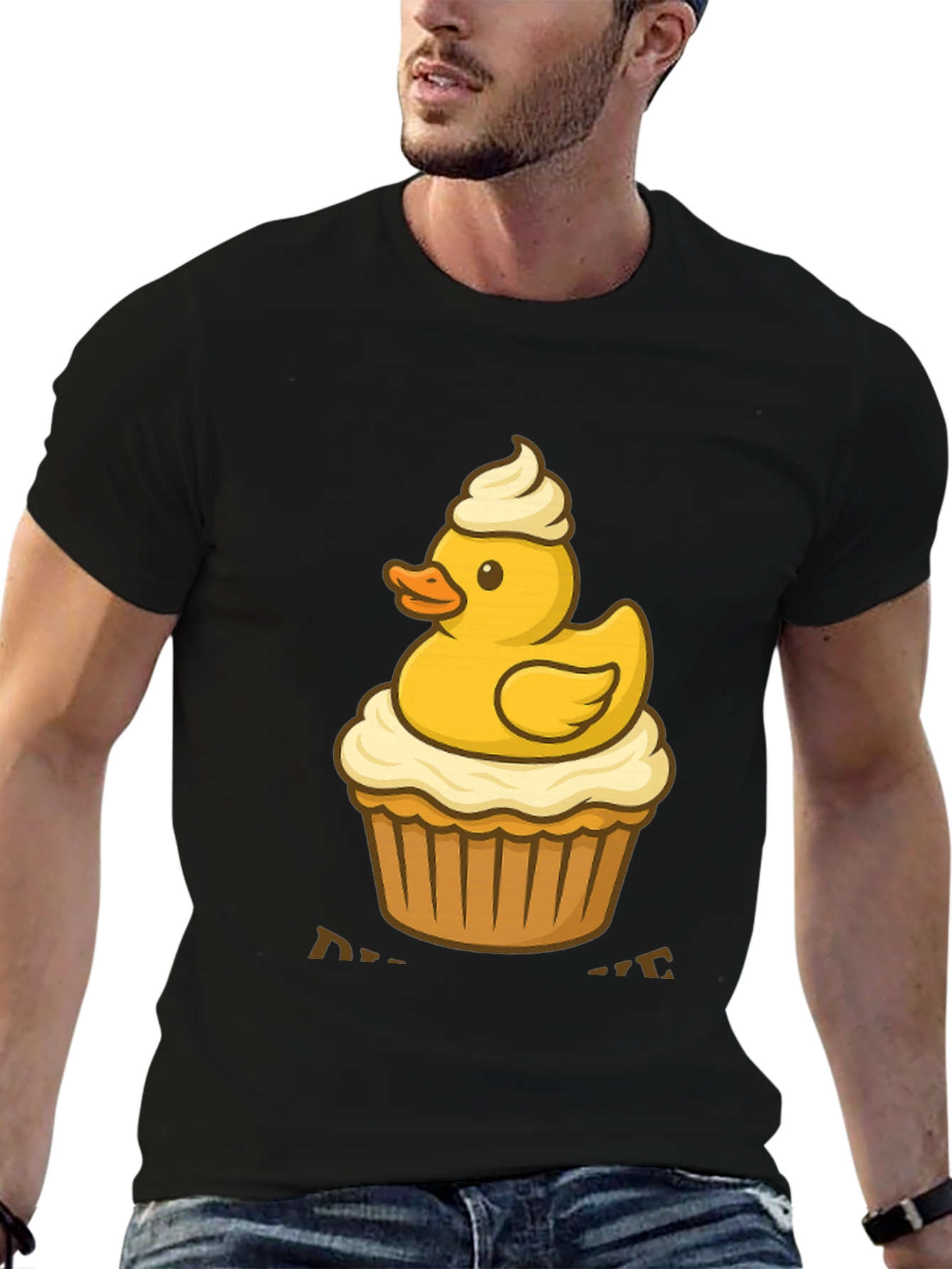 Duck Cupcake T-Shirt: Cute & Delicious Style