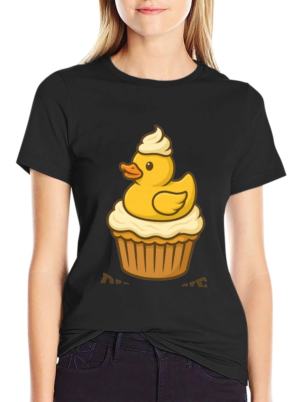 Duck Cupcake T-Shirt: Cute & Delicious Style