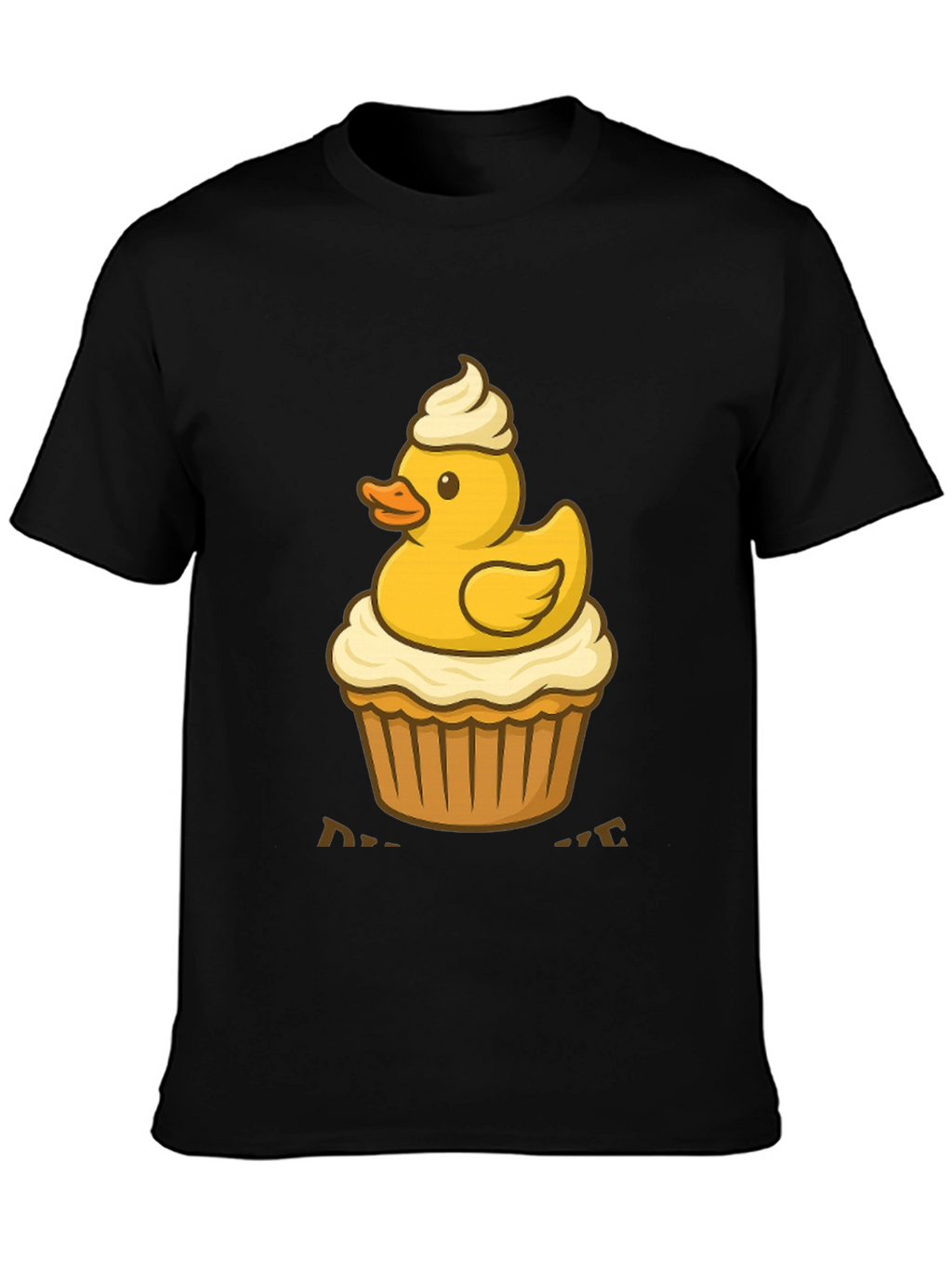 Duck Cupcake T-Shirt: Cute & Delicious Style