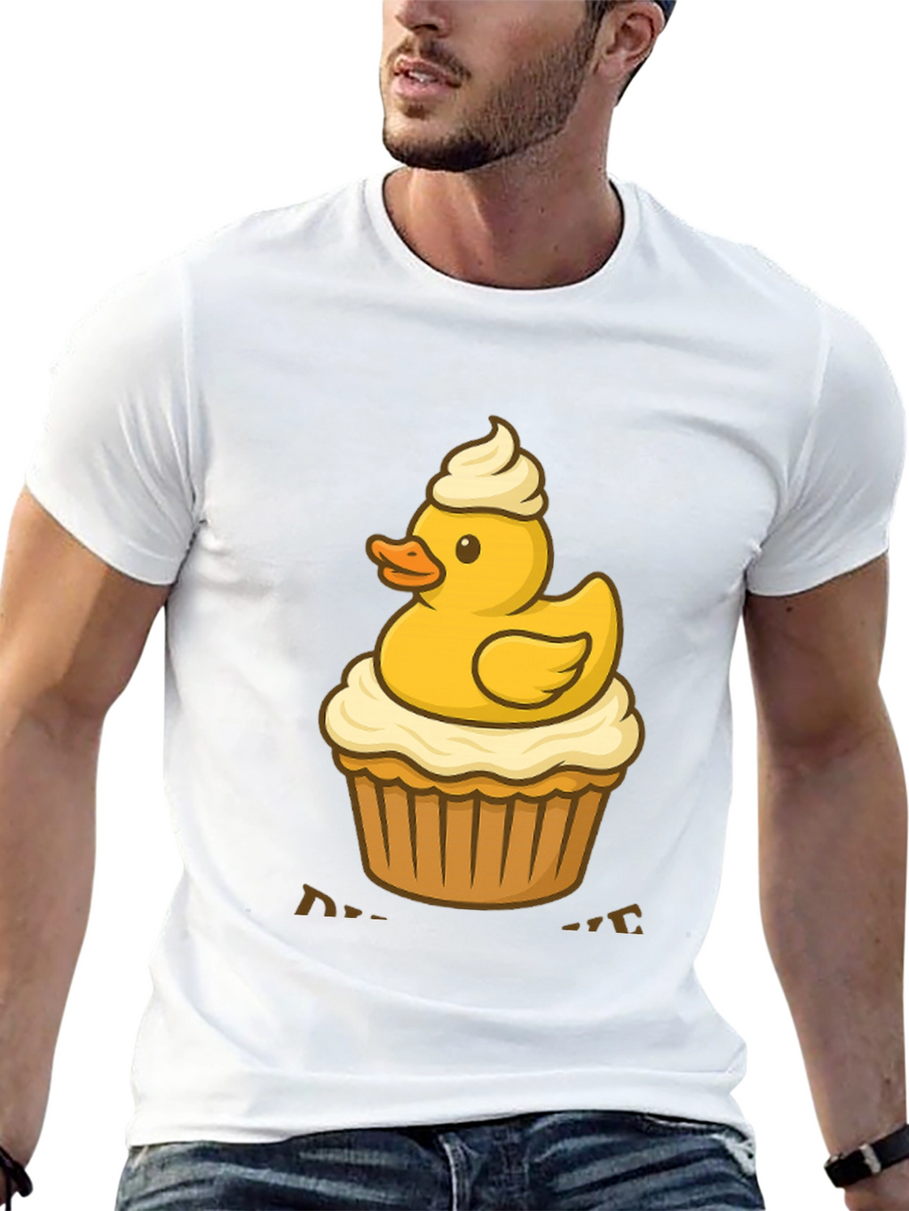 Duck Cupcake T-Shirt: Cute & Delicious Style