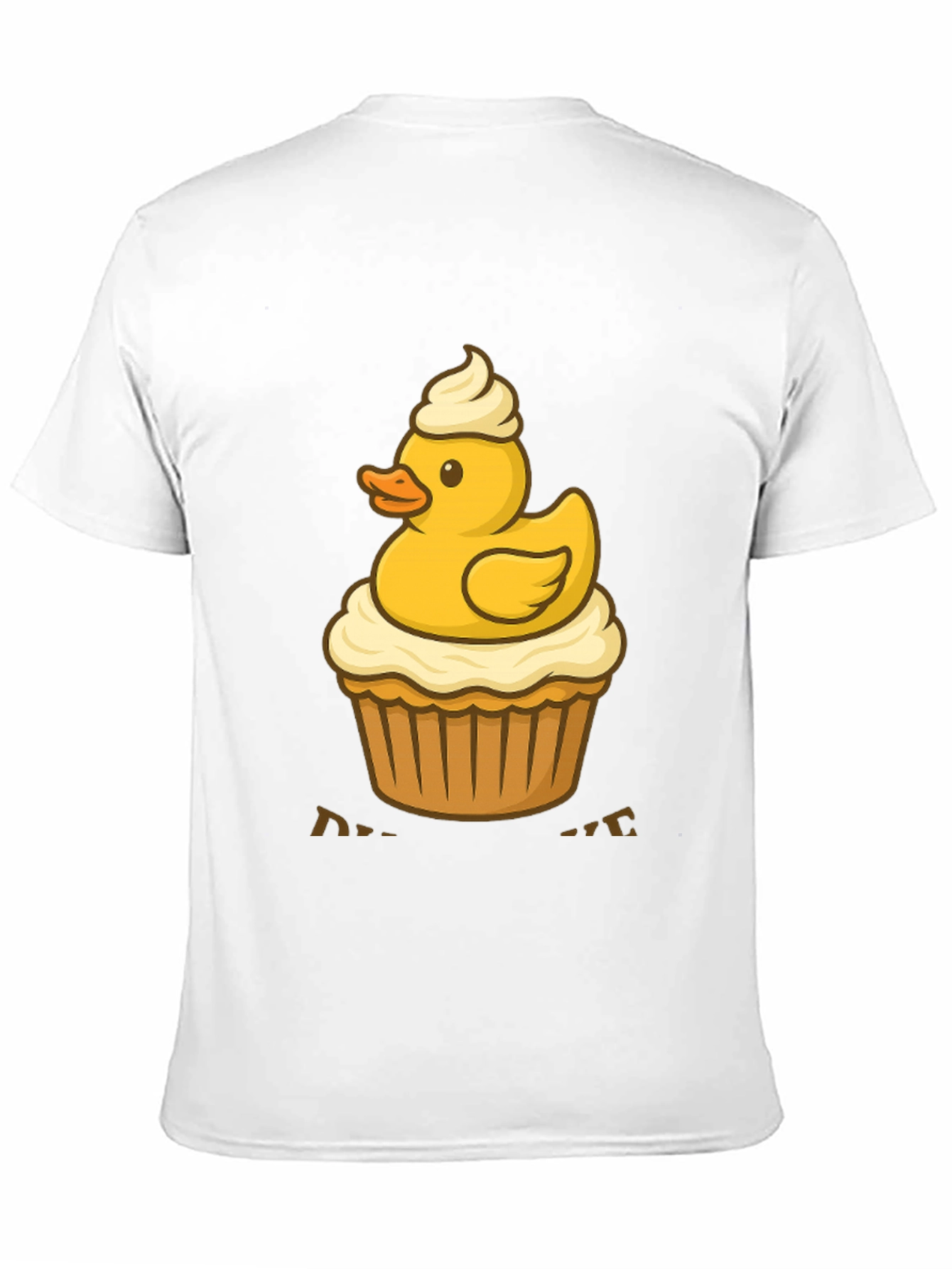 Duck Cupcake T-Shirt: Cute & Delicious Style