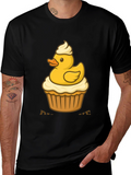 Duck Cupcake T-Shirt: Cute & Delicious Style