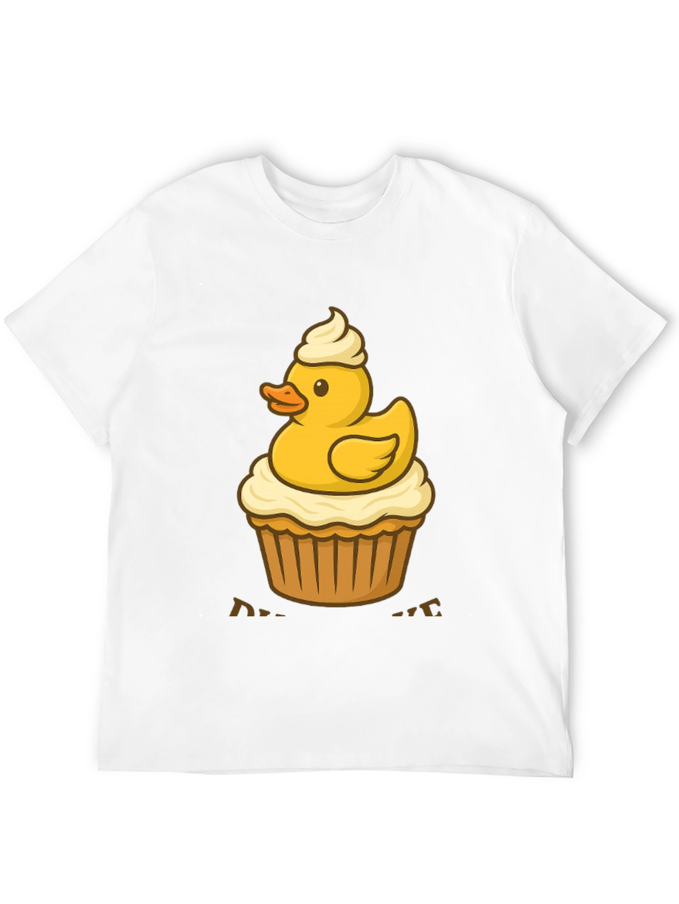 Duck Cupcake T-Shirt: Cute & Delicious Style
