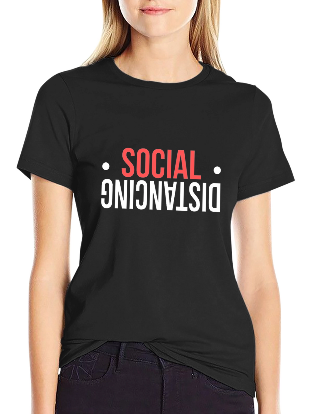 Social Distancing Graphic T-Shirt