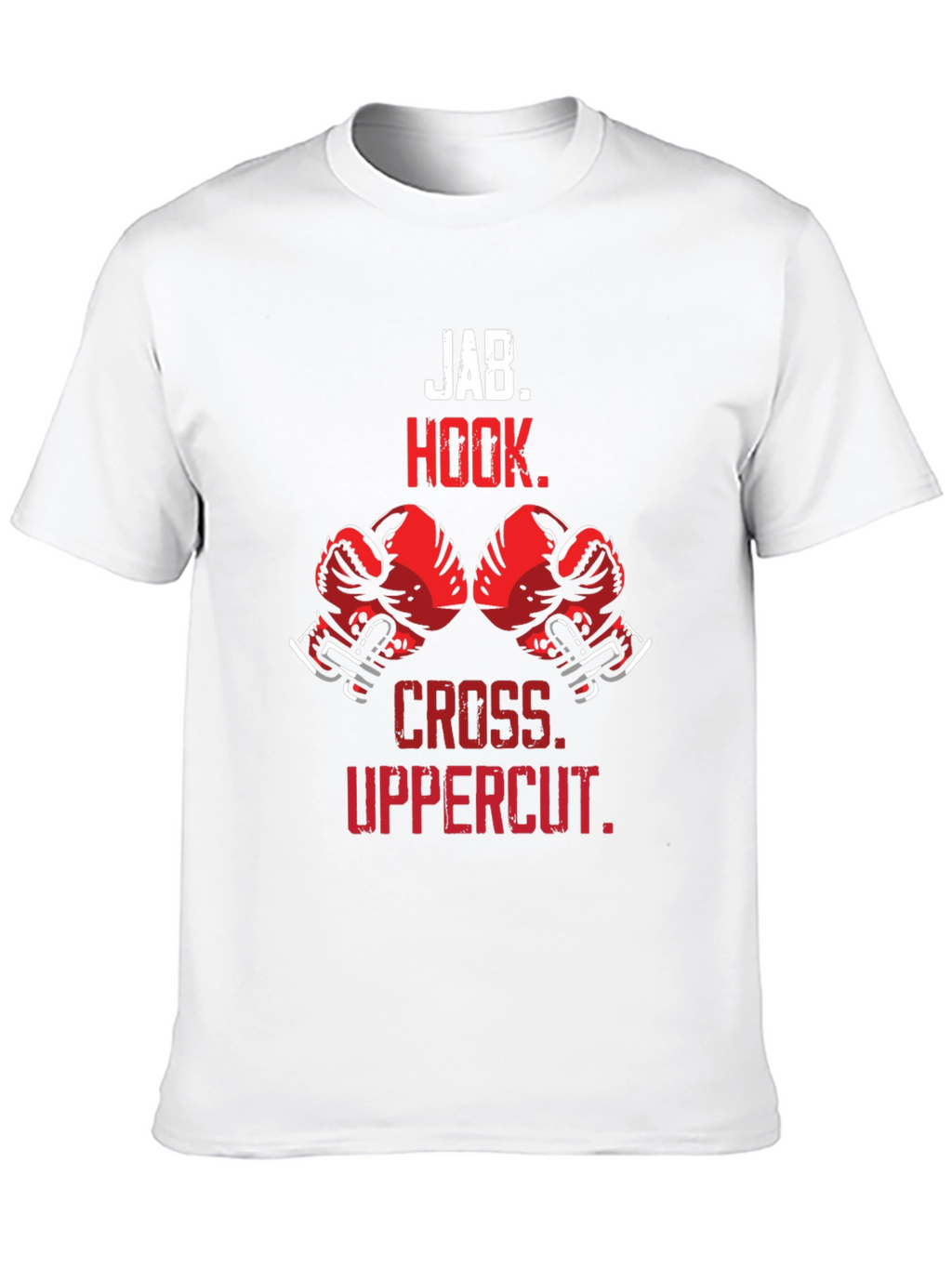 Boxing Moves T-Shirt | Jab Hook Cross Uppercut