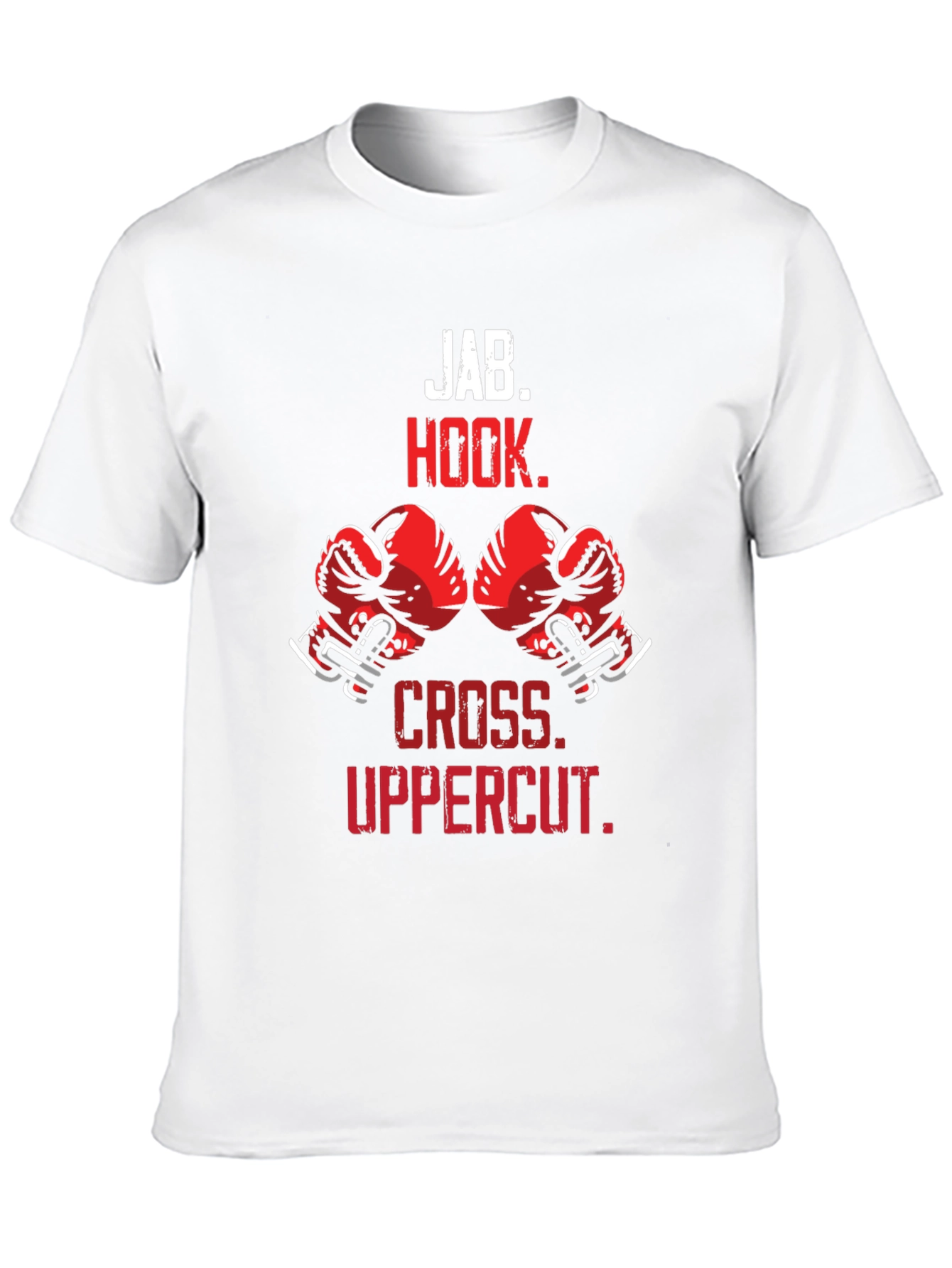 Boxing Moves T-Shirt | Jab Hook Cross Uppercut